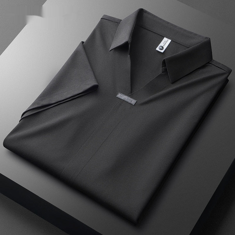 Men's Lapel Polo Short-sleeved T-shirt