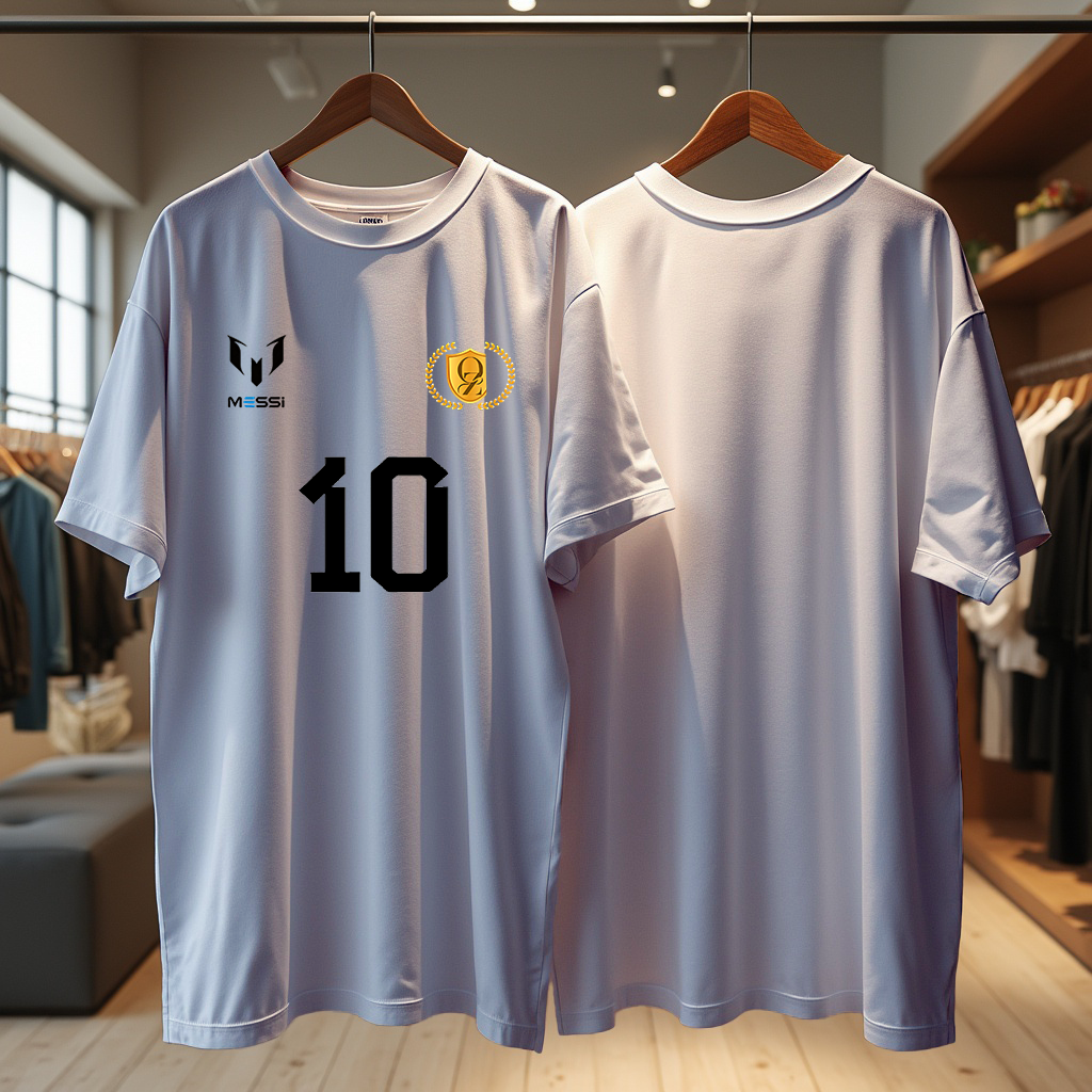 Number 10 Messi Terry Oversized T-Shirt