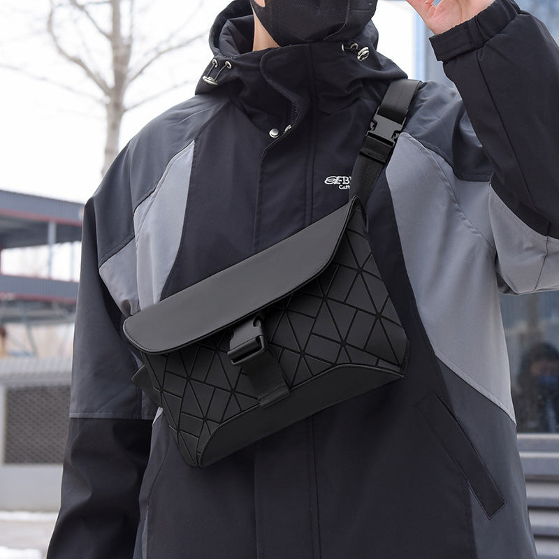 Rhombus Crossbody Design Fashion Trend Rui Camp unusex Bag