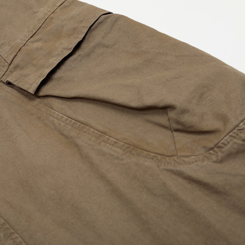 Trendy Multi-pocket Casual Wide-leg Pants Trousers