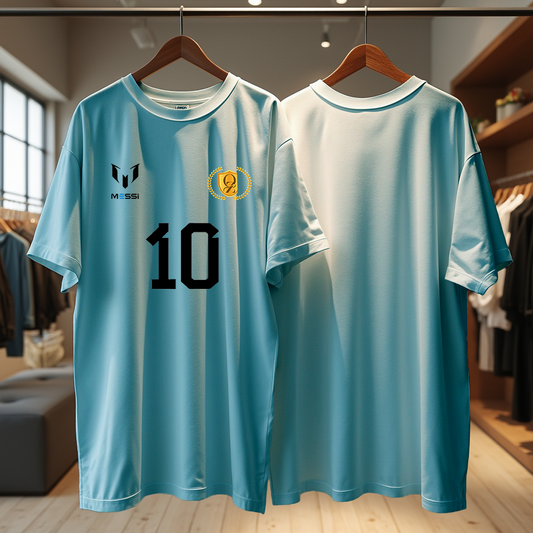 Number 10 Messi Terry Oversized T-Shirt
