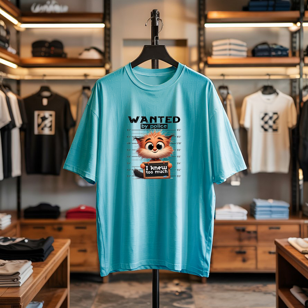 Wanted I Knew Too Much - Oversized T-Shirt