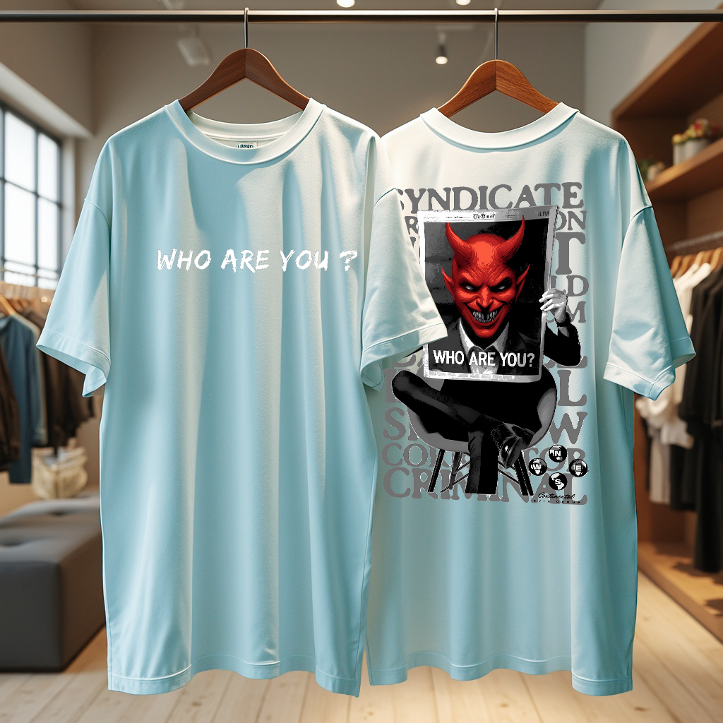 Who Are You? Terry Oversized T-Shirt