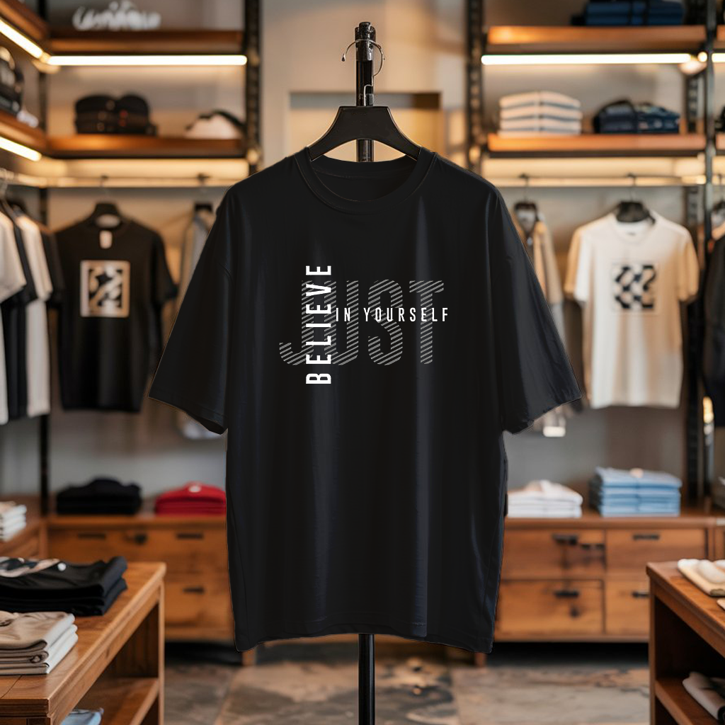 JUST BELIEVE IN YOURSELF Oversized T-Shirt