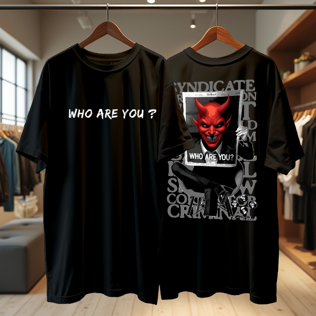 Who Are You? Terry Oversized T-Shirt
