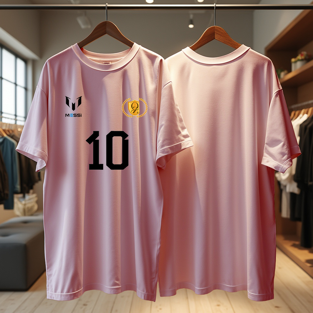 Number 10 Messi Terry Oversized T-Shirt