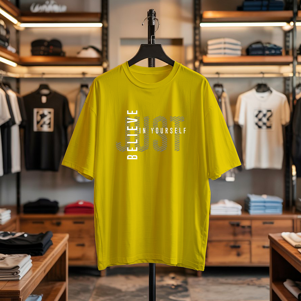 JUST BELIEVE IN YOURSELF Oversized T-Shirt
