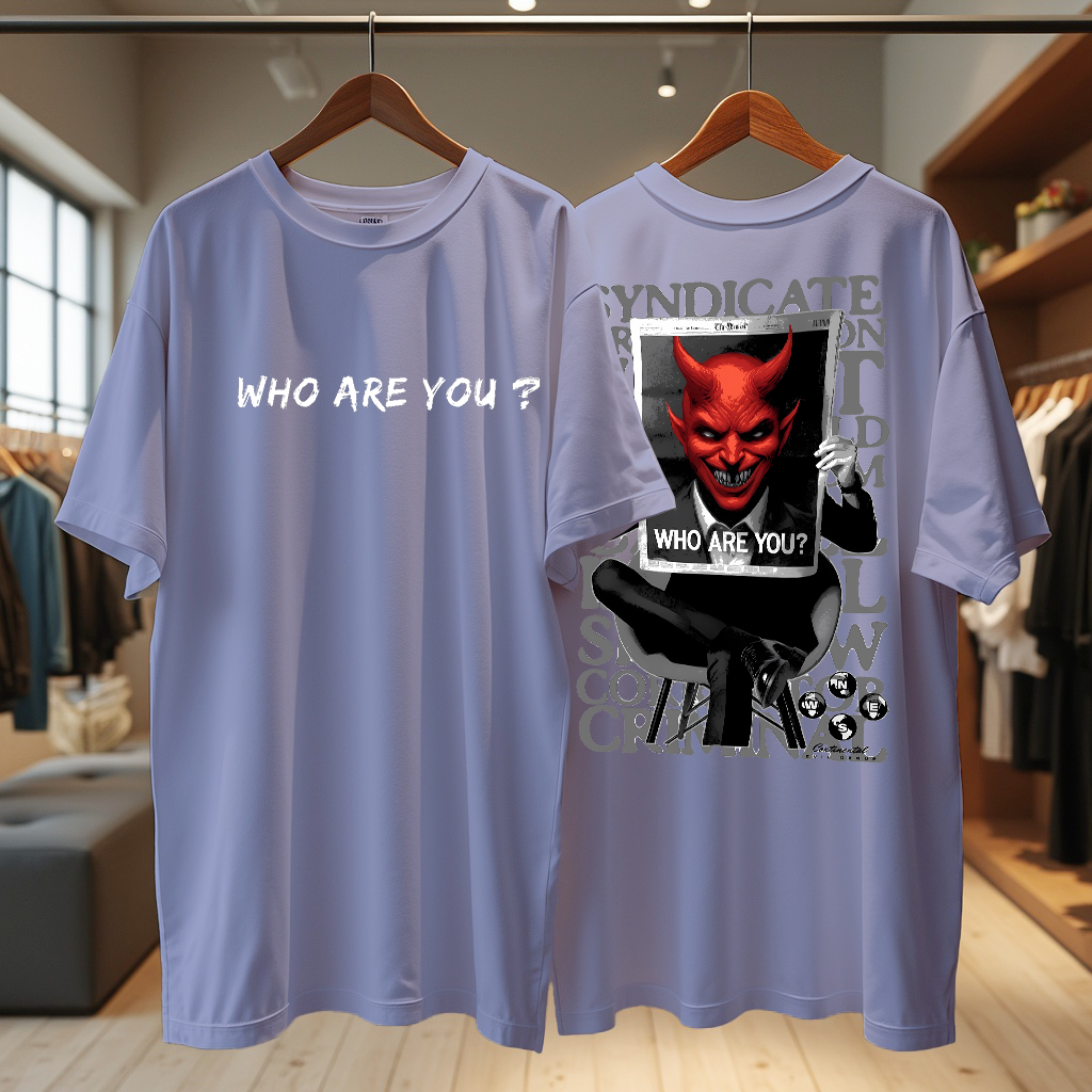 Who Are You? Terry Oversized T-Shirt