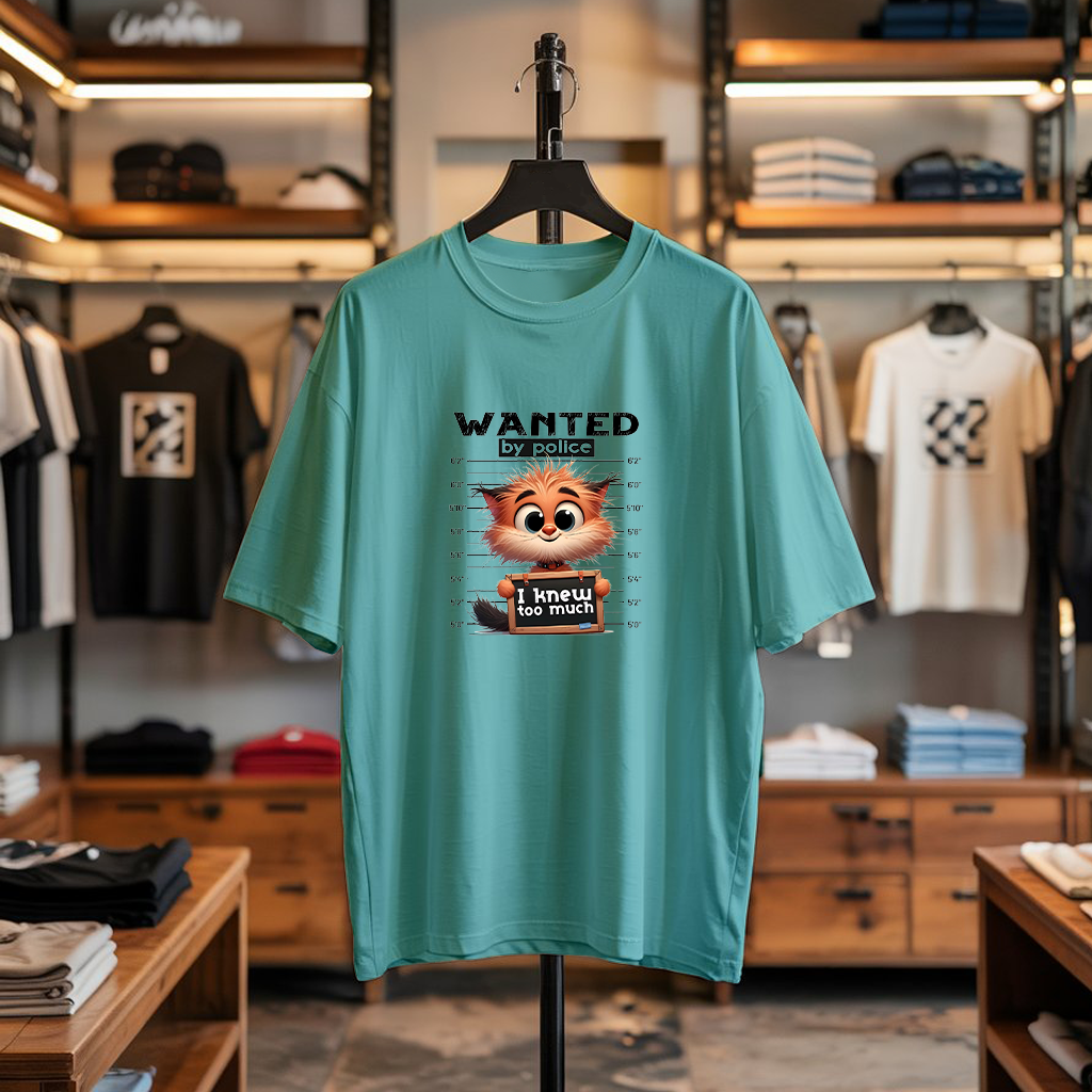 Wanted I Knew Too Much - Oversized T-Shirt
