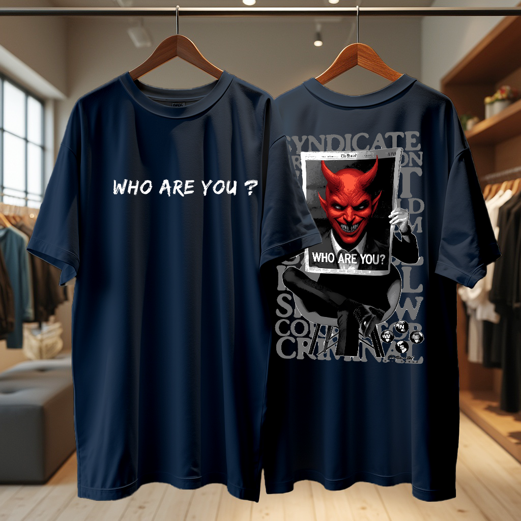 Who Are You? Terry Oversized T-Shirt