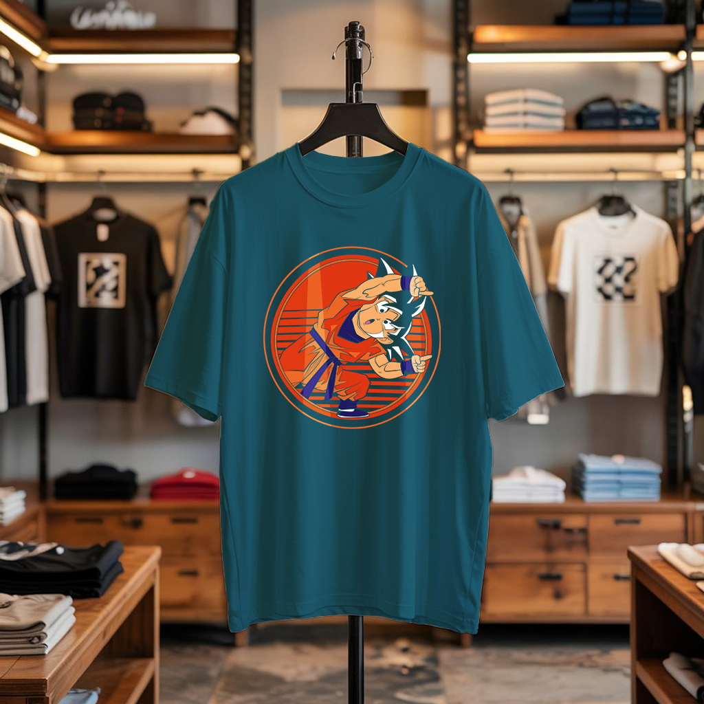 Anime Fusion Fighter - Oversized T-Shirt