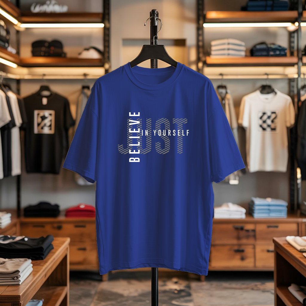 JUST BELIEVE IN YOURSELF Oversized T-Shirt
