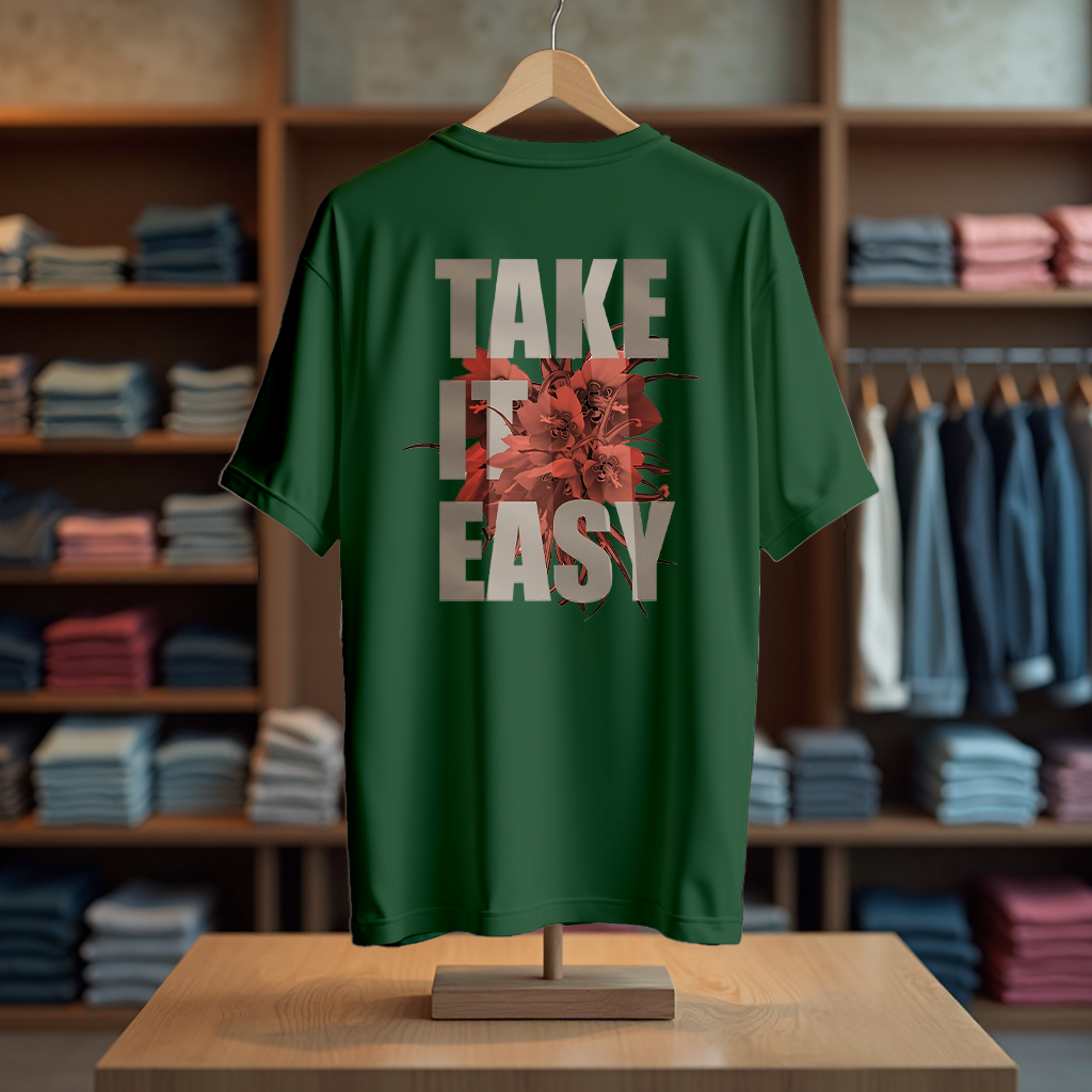 TAKE IT EASY Oversized T-Shirt&nbsp;&nbsp;