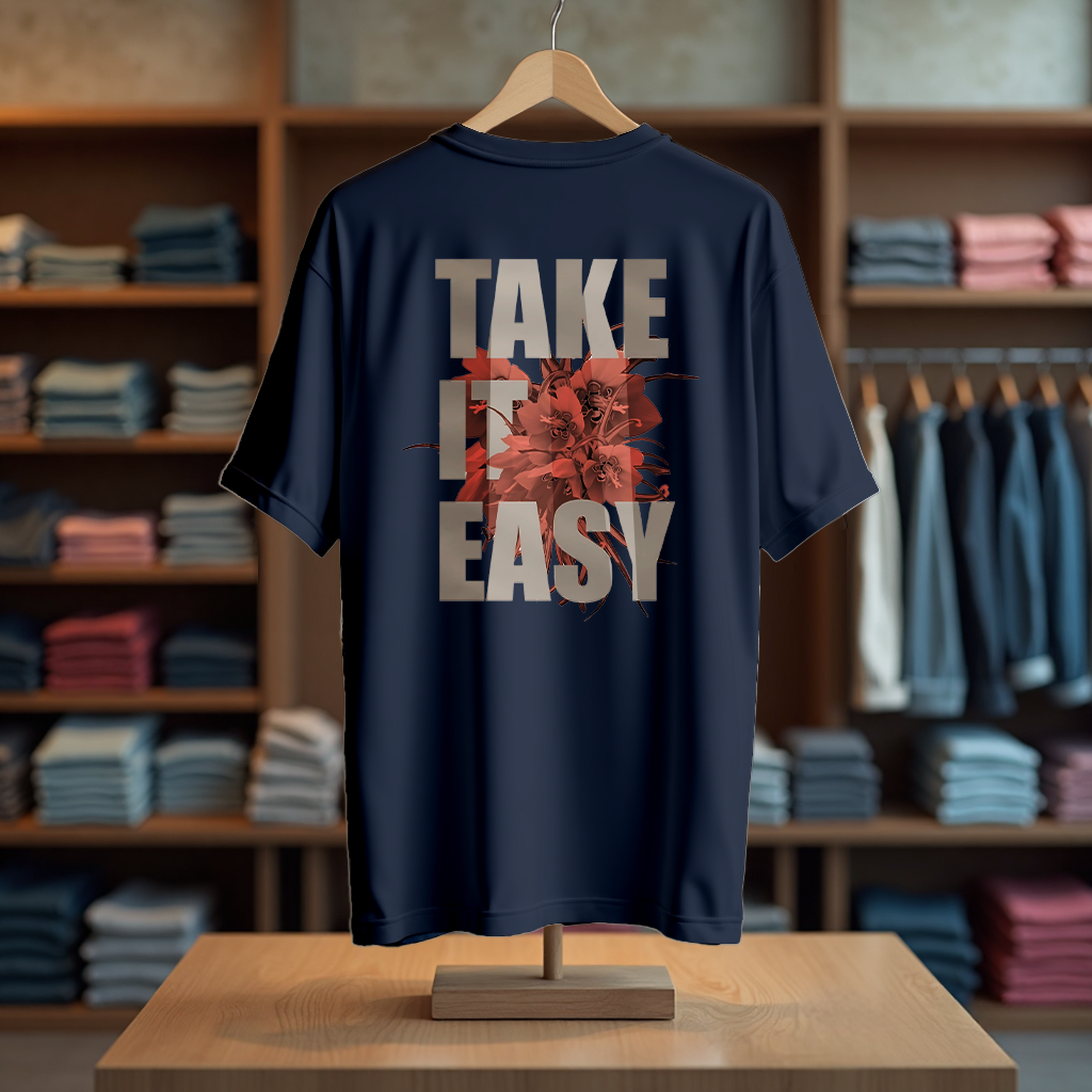 TAKE IT EASY Oversized T-Shirt&nbsp;&nbsp;