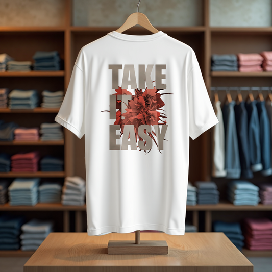 TAKE IT EASY Oversized T-Shirt&nbsp;&nbsp;