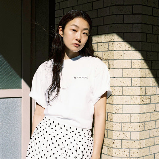 Cotton Short-sleeved T-shirt Letter Print