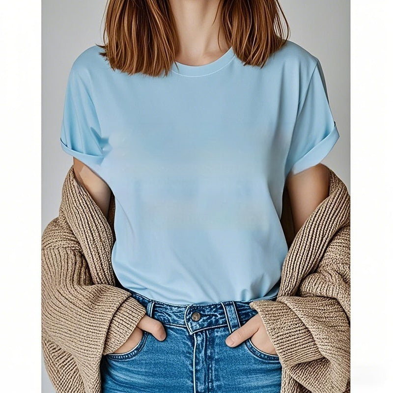 Blank T-shirt Minimalist Commuter Multi-color